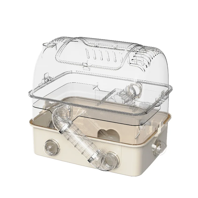 

Transparent pet hamster house hamster cage luxury villa multi-layer small pet DIY supplies mouse tunnel cage hamster accessories