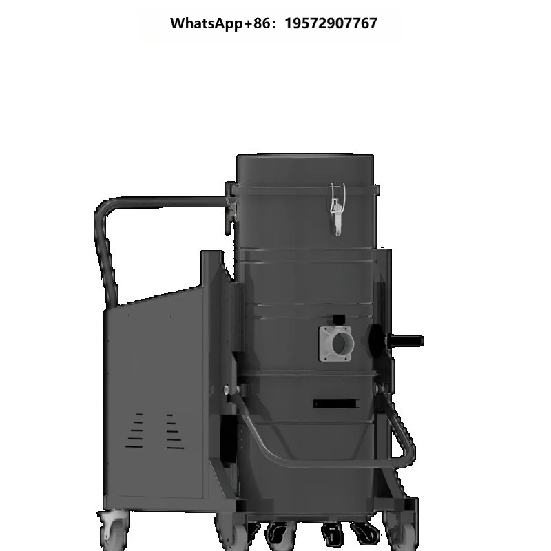 Electric 2.2KW Manual Cleaning Industrial Vacuum Cleaner 75L Stainless Steel Bucket 380V 2700/3000mmH2O 320/400m/h