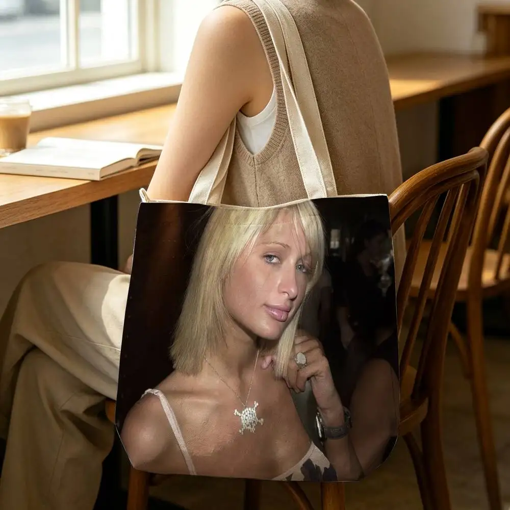 Paris Hilton Got Blow Tote Bag for Women Reusable Shopping Tote Bag Zippered Inspirational Scripture Shoulder Bags Print