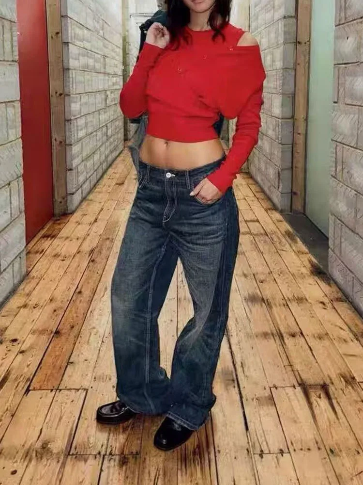 ملابس تريكو نسائية شتوية جديدة موديل 2025 ذات طبقة مزدوجة منسوجة من Jaet ملابس تريكو بسيطة ومتعددة الاستخدامات #3