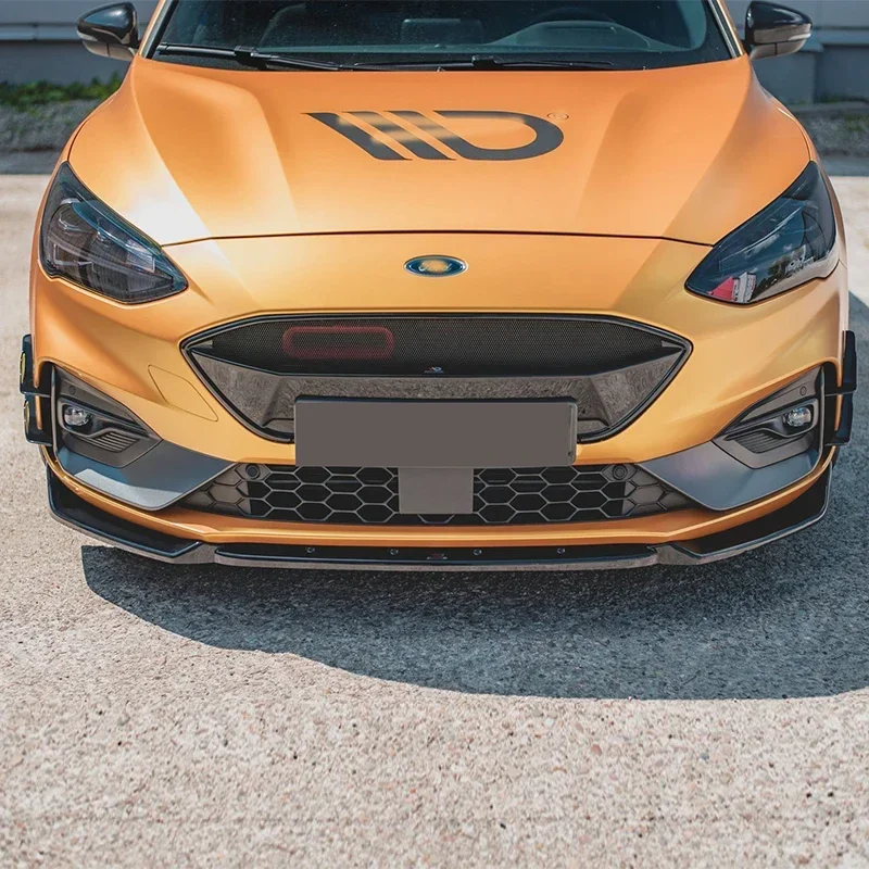 Front Bumper Lip Spoiler Diffuser Body Kit for Ford Focus Mk4 ST/st-line 2019-2021 Front Shovel Protective Cover Accessories