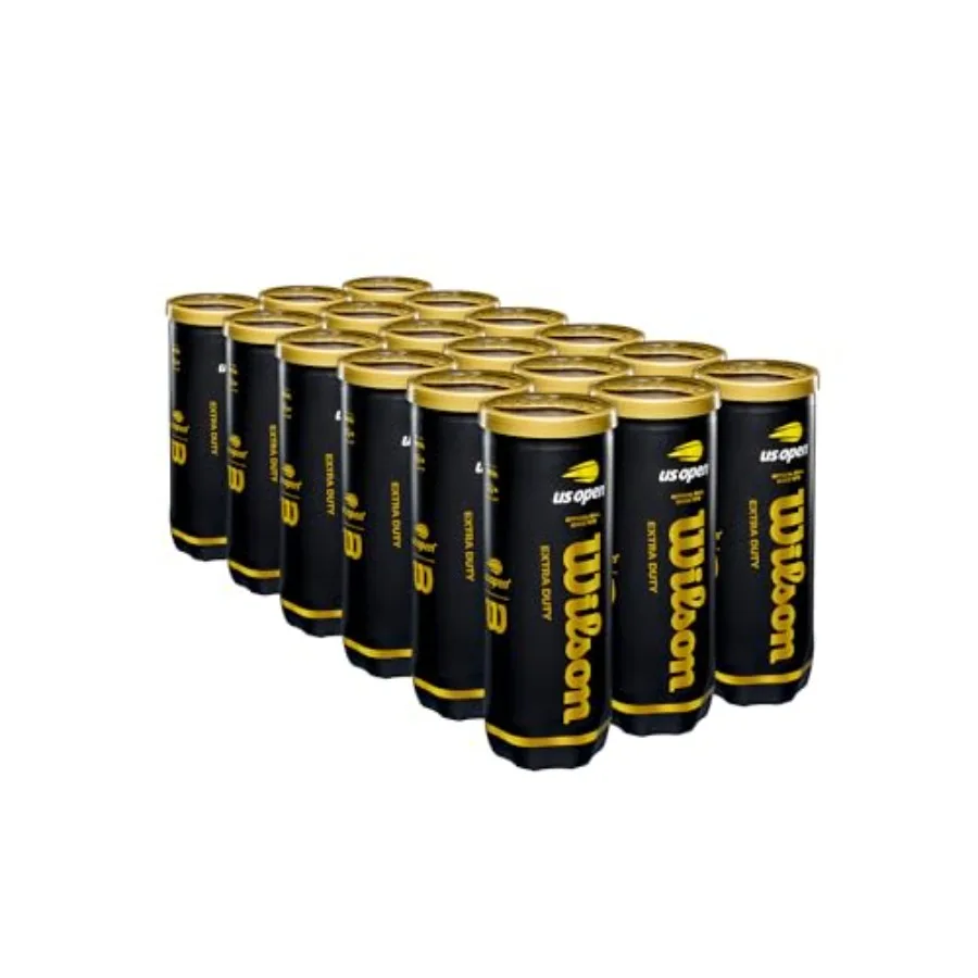 

WILSON US Open Tennis Balls - Extra Duty 24 Can Case 72 Balls
