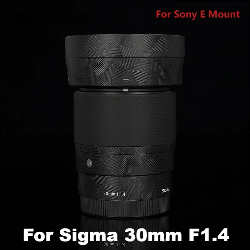 For Sigma 30mm F1.4 DC DN Contemporary For Sony E Mount Decal Skin Vinyl Wrap Film Camera Lens Protective Sticker 30 1.4 F/1.4 C