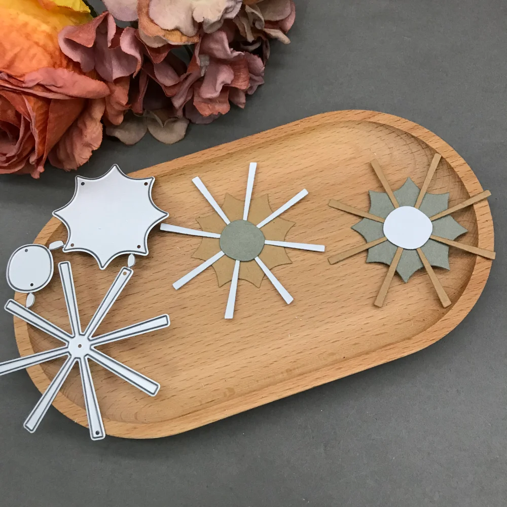 Shining Sun Metal Cutting Dies Stencils For DIY Scrapbooking Decorative Embossing Handcraft Die CutsTemplate
