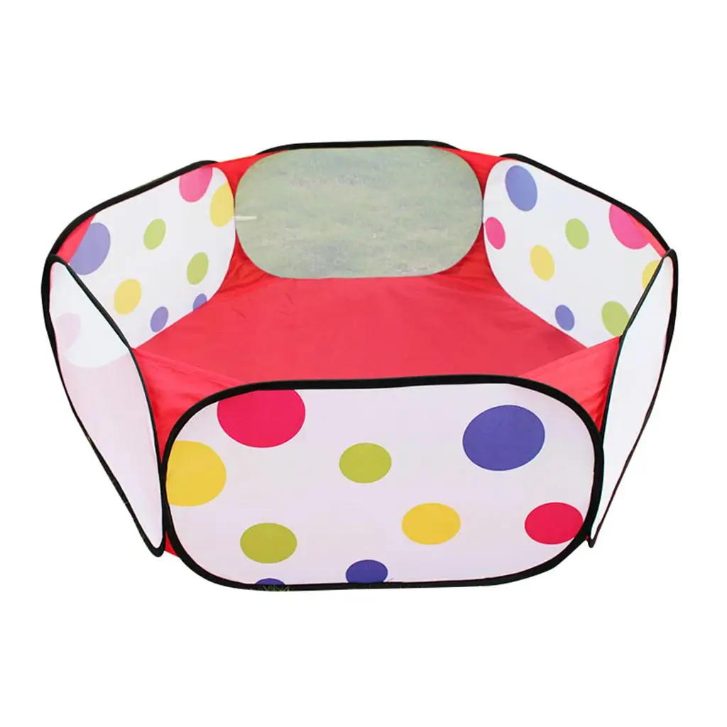 Tienda de juegos plegable, parque infantil portátil, piscina, vivero, parque infantil, juguete deportivo para niños pequeños, interior y exterior, 120CM/ 47'' #   Punto