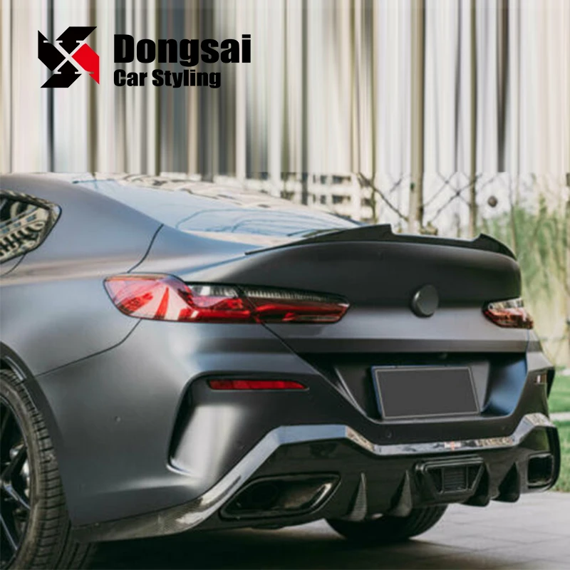 

PSM Style Dry Carbon Ducktail Spoiler Rear Trunk Lip Tail Wing For 8 Series G15 F92 M8 2020+