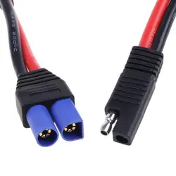10 AWG SAE To EC5 Male Plug Connector To SAE Power Supply Automotive Adapter Cable Wire SAE To EC5 Female Plug Connector D7YA