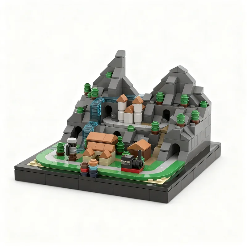 

409pcs MOC Lummerland Morrowland Model Building Blocks Construction Toy Christmas Gifts DIY Creative Idea Education Birthday