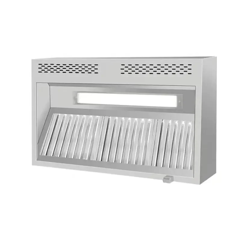 منتجات ترويجية شتوية مقاومة درجات الحرارة العالية من الفولاذ المقاوم للصدأ أغطية المطابخ التجارية شفاط المطبخ التجاري