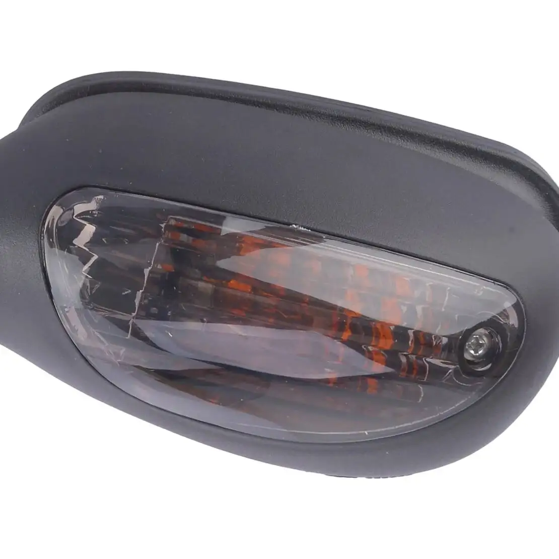 1 Pair Smoked Black Lens Rearview Mirror With Turn Signal Light Fit For Suzuki GSXR600 GSXR750 GSXR1000