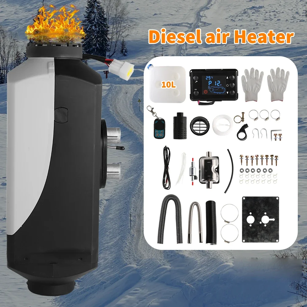 12V 5KW Diesel Parking Heater Diesel Heater Car LCD display Parking Heater Mounted Diesel Heater Auto Parking Heater