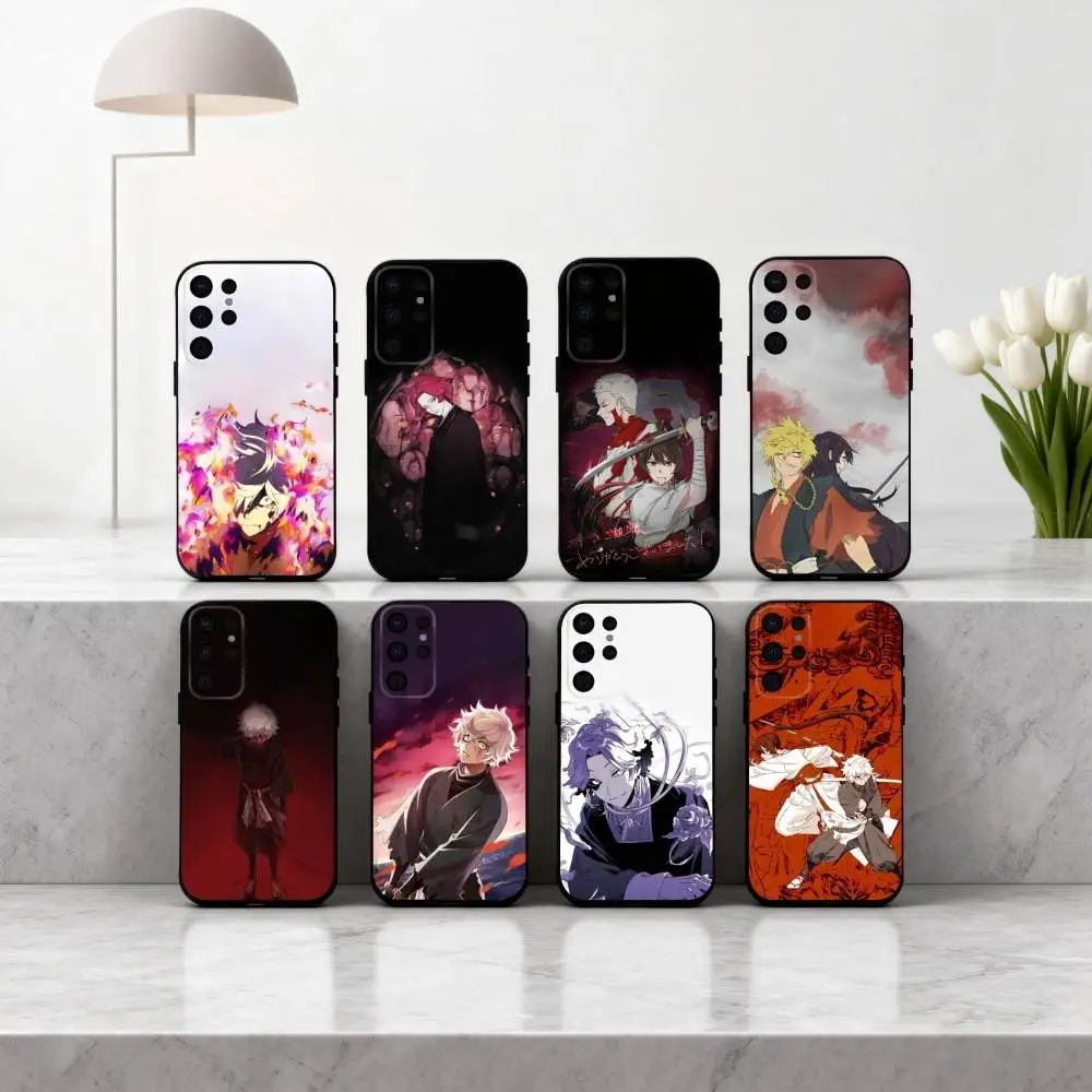

H-Hell P-Paradise Jigokuraku Phone Case For Samsung S25,S24,S21,S22,S23,S30,Ultra,S20,Plus,Others Soft Black Case