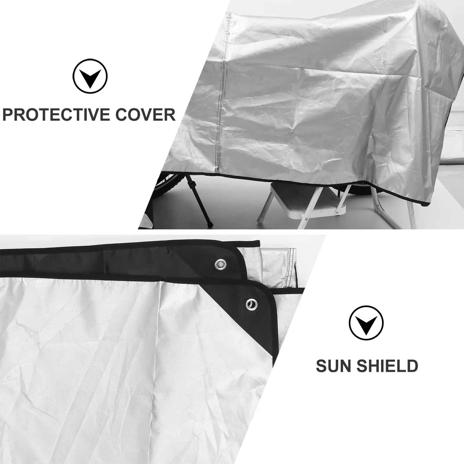 

Waterproof Oxford Cloth Drum Cover Large 250x200cm Dustproof Instrument Protective Supply Anti-Uv Easy Clean Store