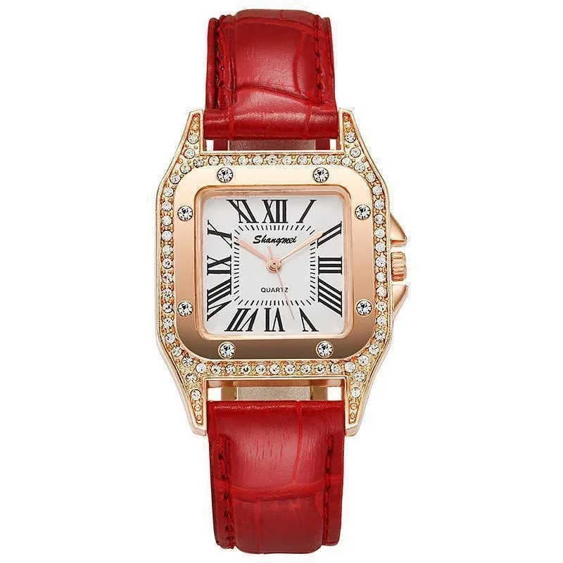 New Women Watches Luxury Watch Ladies Wrist Watches Women Leather Strap Crystal Watch For Female 여자시계명품 reloj