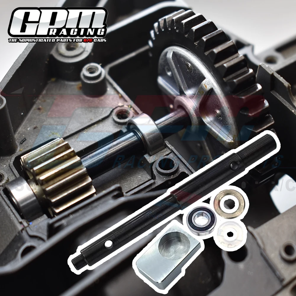 

GPM для Traxxas 1/6 XRT 1/5 X-MAXX 8S 4WD Monster Truck, обновленные детали, металлический стальной главный вал шестерни, входной вал коробки передач 7786X