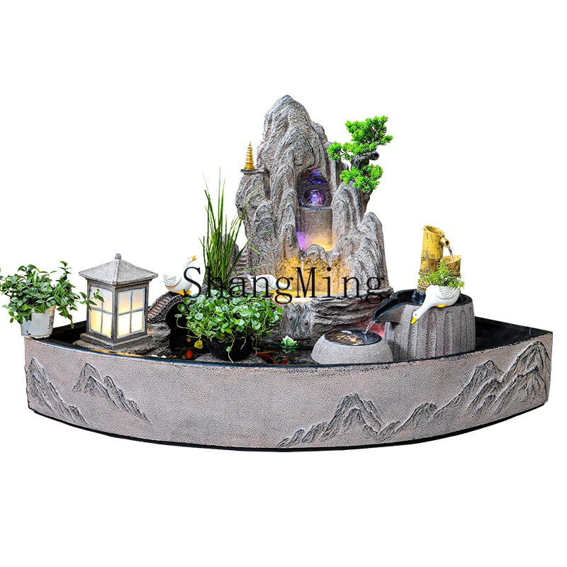 

CL Large Rockery Water Fountain Balcony Garden Courtyard Ecological Pond Outdoor Floor Landscape Ornament Terrace Arrangement