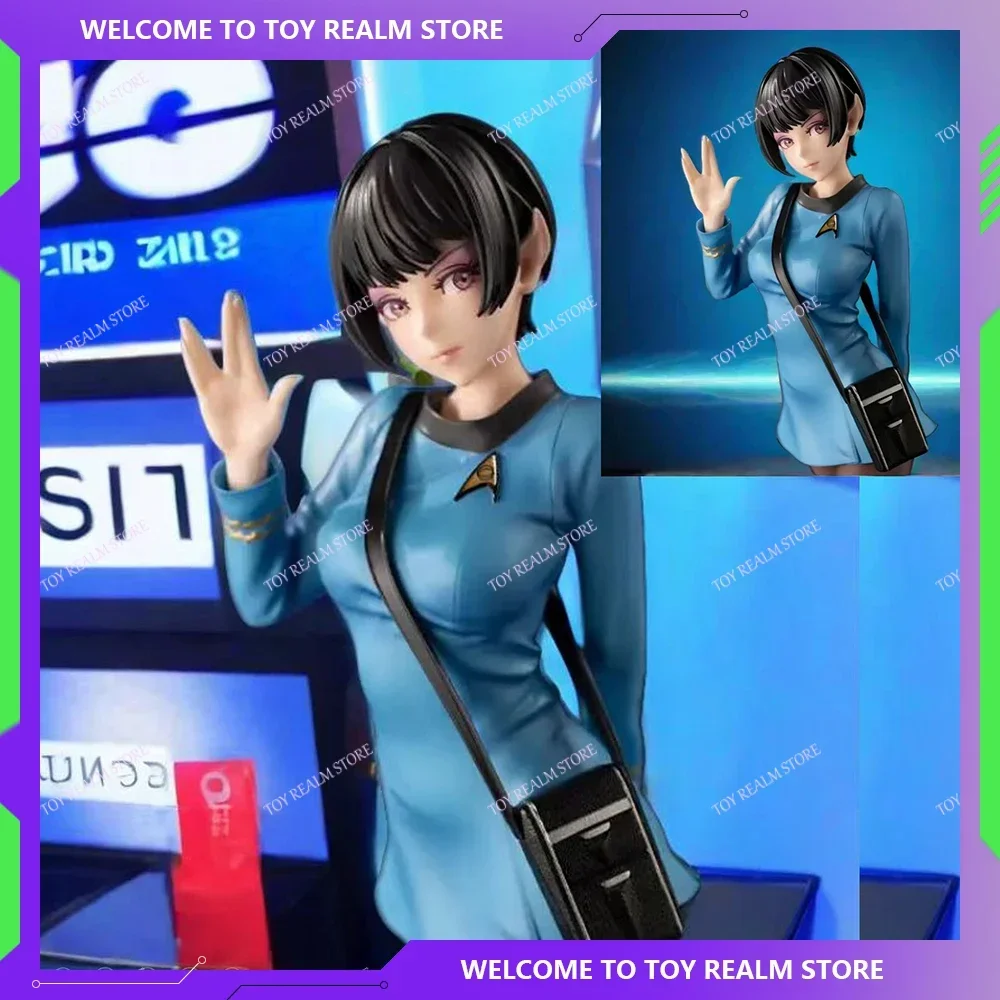 20cm Star Trek Bishoujo Vulcan Science Officer Anime Girl Figure Command/Medical Officer Action Figure Collection Model Toy Gift