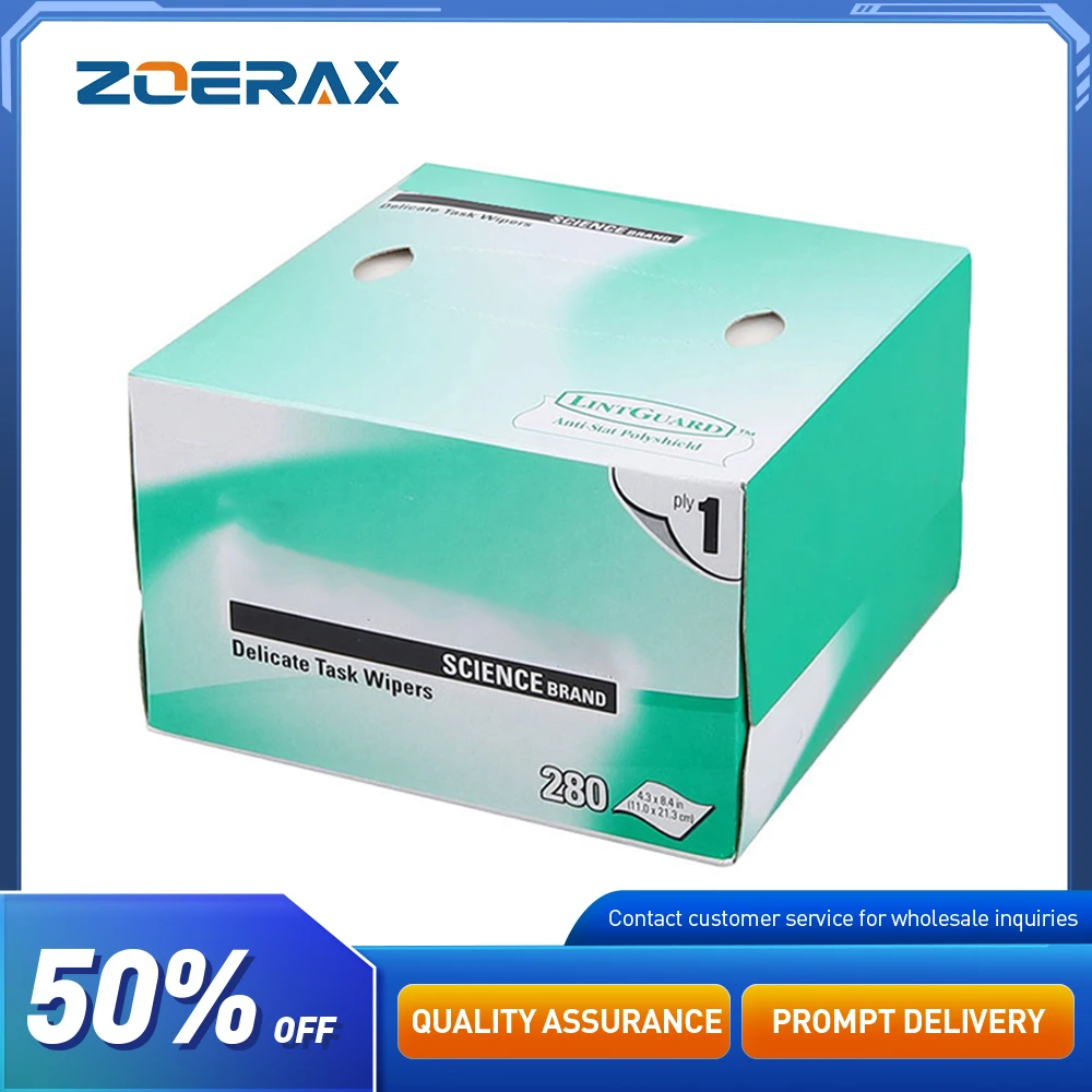 

ZOERAX Optic Fiber Cleaning Paper Fiber Optic Cleaning KIMTECH Dustfre Wipes Box For Optical Fiber Cleaner Tool