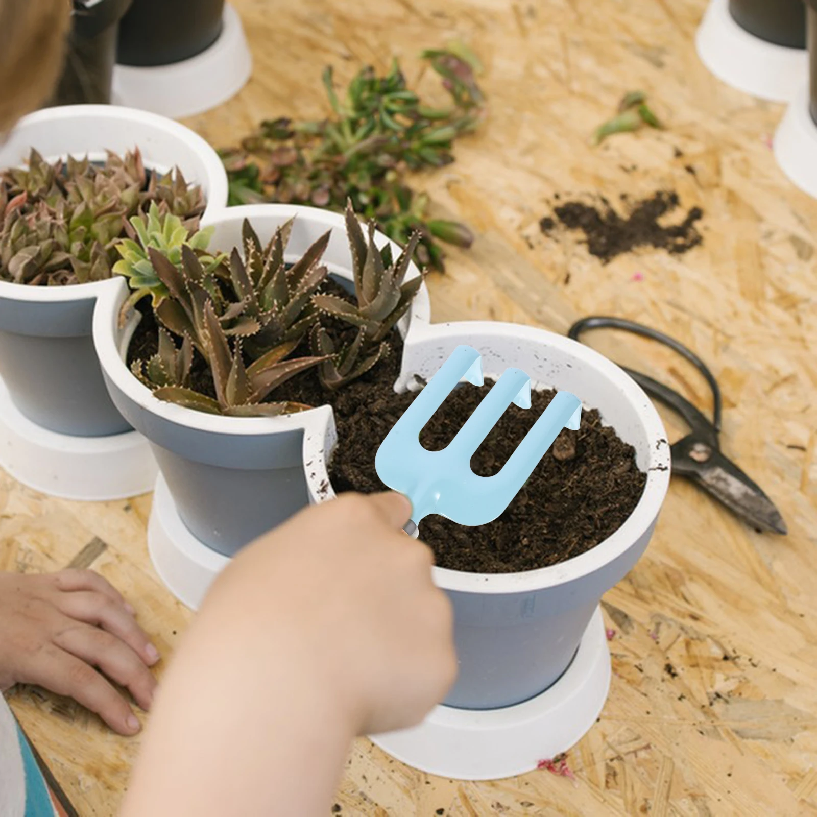 

1 set Children Planting Tools Set Mini Shovel Rake Trowel Watering Can Bag Kids Gardening Toys Outdoor Activities Beach Play