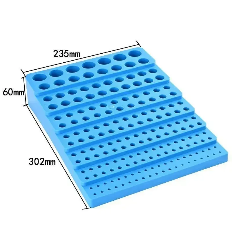 Frame 187 Tool Box Cutter Box CNC 1pc Barrel Tool Reamer Placer Milling Bit Storage Plastic Accessories Drill Grid Organizer