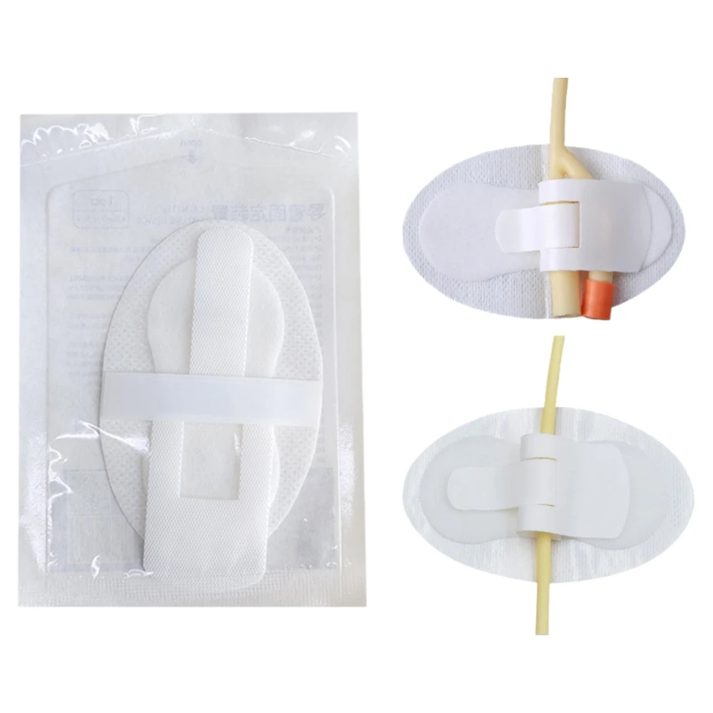 

5Pcs Catheter Stabilization Device Tube Holder for PEG J G Tube PD Drain Adhesive Bandage Peritoneal Dialysis Accessories
