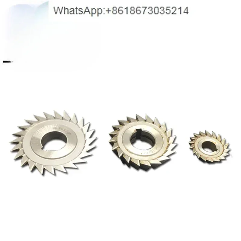 2 unids/lote W6542 HSS 30 45 60 90 grados fresa de un solo ángulo fresa rotativa derecha