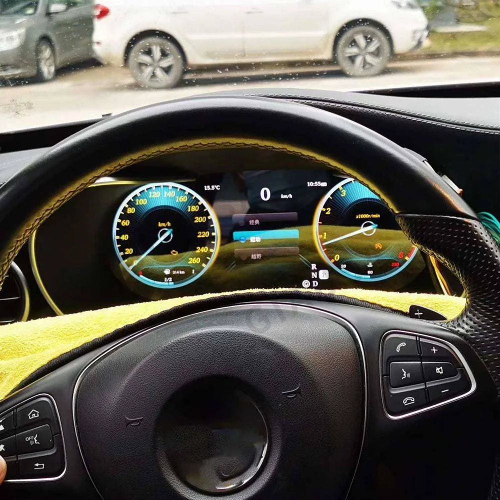 

Upgrade 12.3'' Digital Virtual Cockpit Dashboard Display For Mercedes Benz C GLC Class W205 W253 X253 GLC300 Instrument Cluster