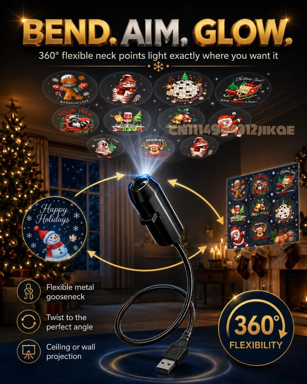 Plug-&-Play HD Kerstprojector - Lighting Decoration Ideas recensie en prijs