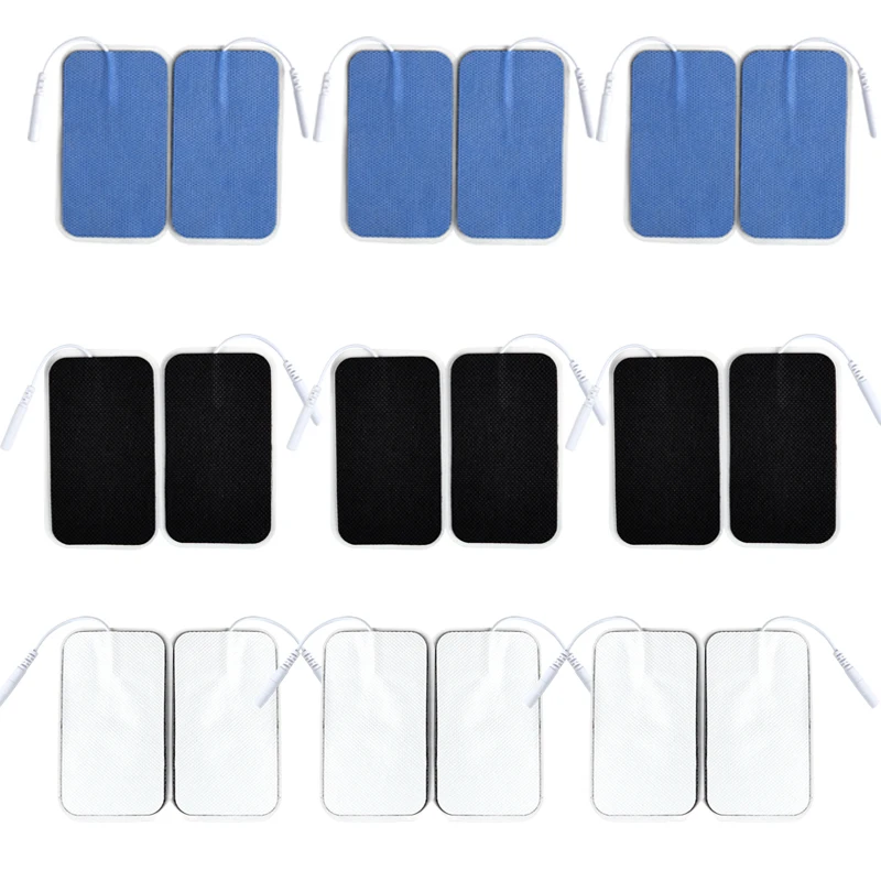 

50pcs Replacement Electrode Pad Non-woven Self Adhesive Nerve Stimulator Silicone Gel for Tens Electrodes Physiotherapy Machine