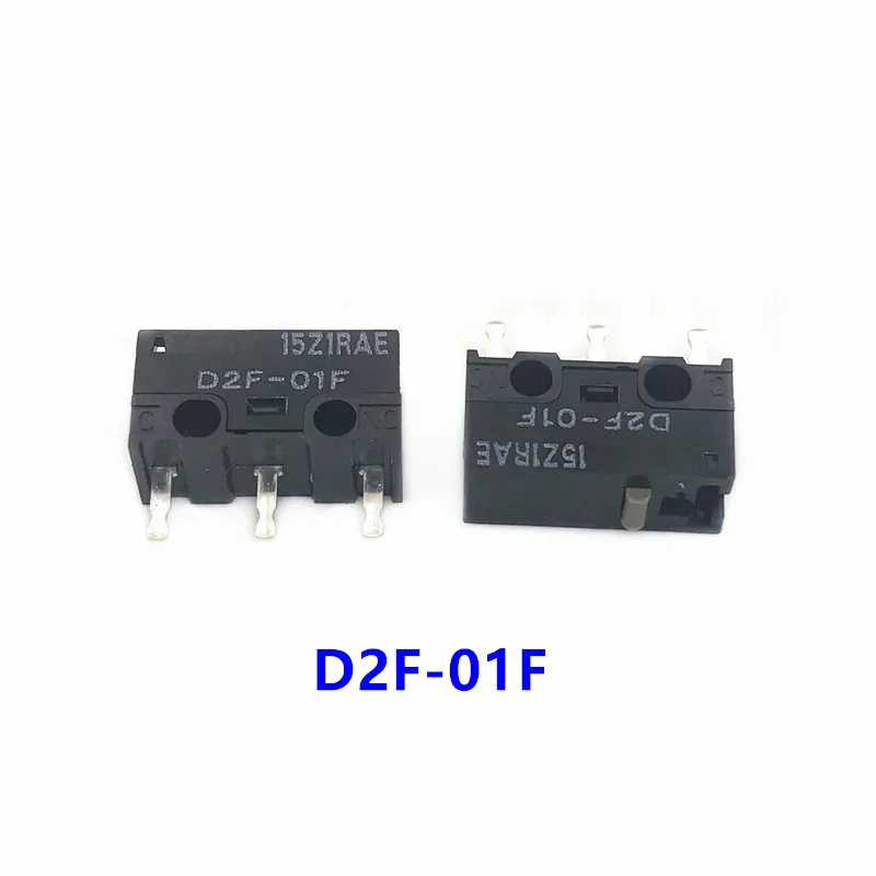 Free Shipping 2Pcs JAPAN Mouse Micro Switch D2F-01F Mouse Button Suitable for Steelseries Rival 300 310 Logitech G304 G305