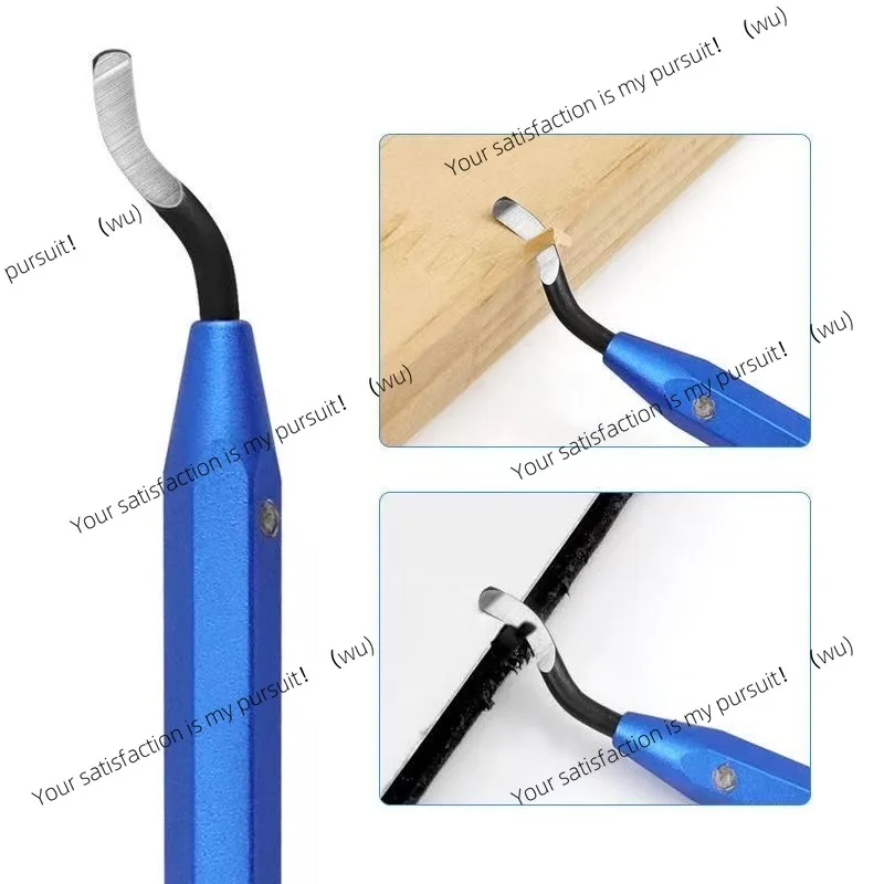 Picture 5: Manual steel scraper blade trimming deburring plastic knife handle inner hole scraper tool metal trimming