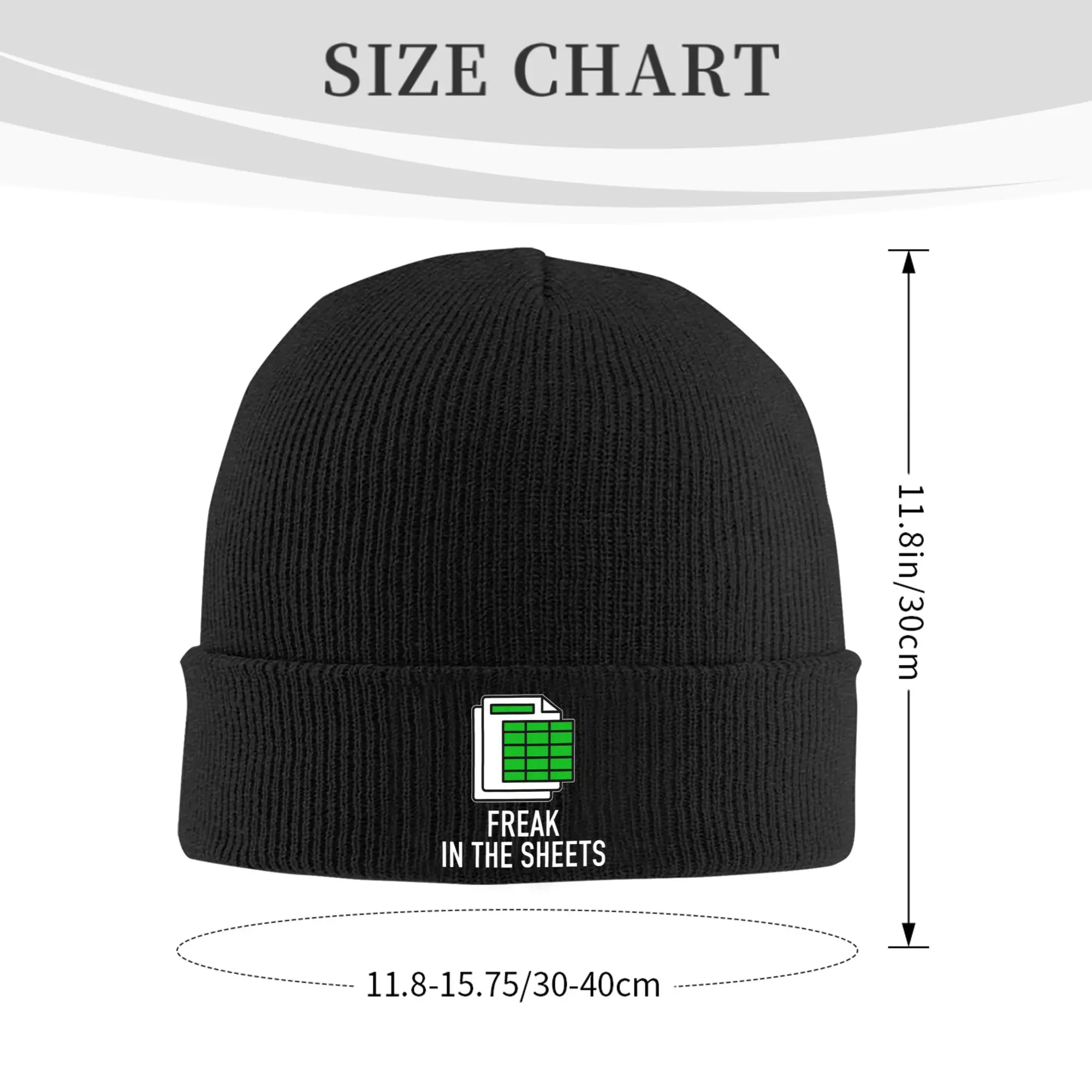 Freak in The Sheets Excel Spreadsheets Accountant Gift Winter Skullies Beanies Hat Warm Knitted Hats Bonnet Caps for Women Men