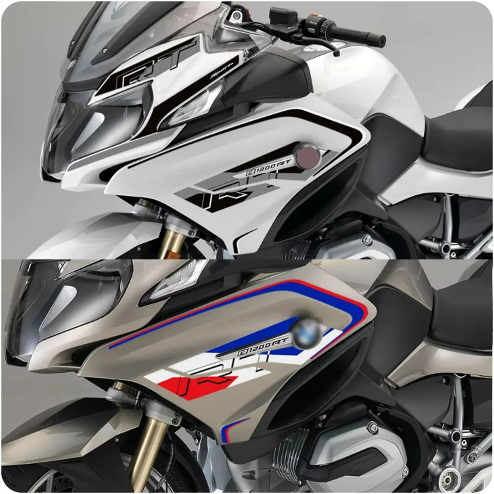 

Motorcycle Fairing Fender Trunk Luggage Cases Protector Tank Pad Grips Kit Knee Wheels Stickers Decals For BMW R1200RT R 1200 RT