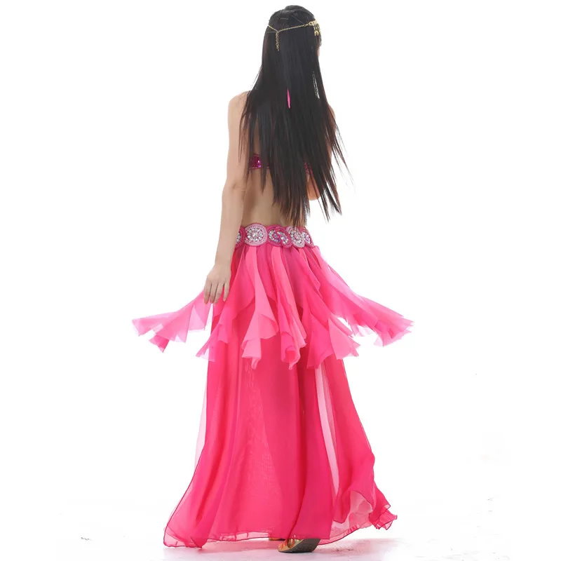 مجموعة الرقص الشرقي براعة اللون الماس حبة التطريز الصدرية شرابة تصميم غطاء الخصر أداء الملابس الأداء #4