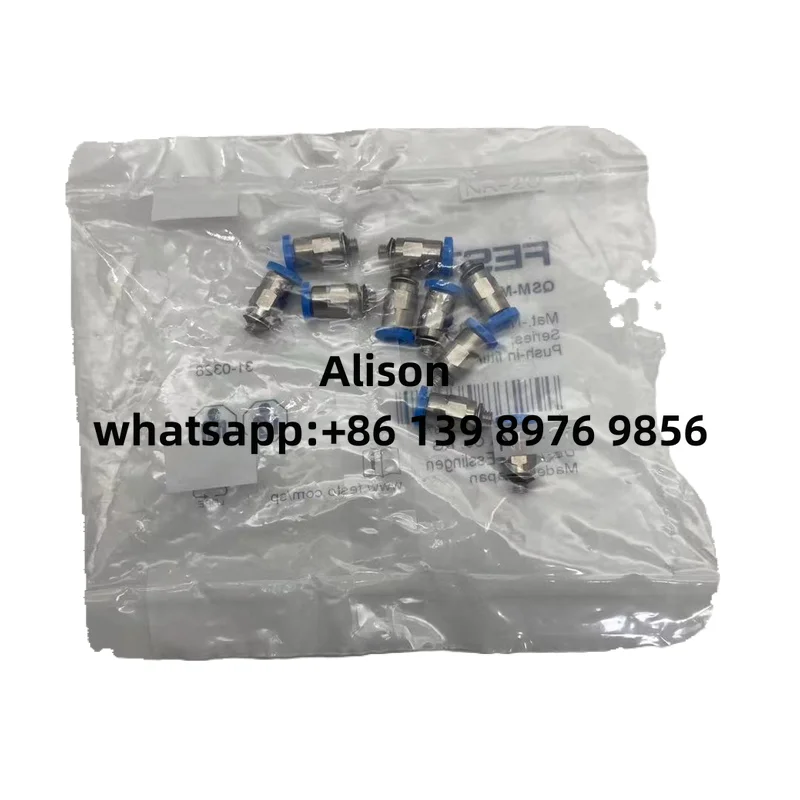

10Pcs quick plug connectorQSM-M3-2 133027 QSM-M3-3 153301 QSM-M3-4 153303