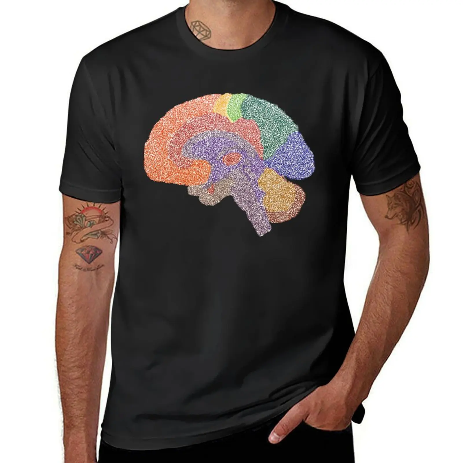 Brain as described by itself T-Shirt quick drying customs design your own customizeds mens clothing