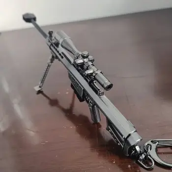 17公分狙擊步槍模型迷你巴雷特桌面擺飾合金手槍PUBG絕地武士玩具槍減壓玩具男孩成人聖誕禮物 6 最佳銷售 狙擊氣槍 - №3