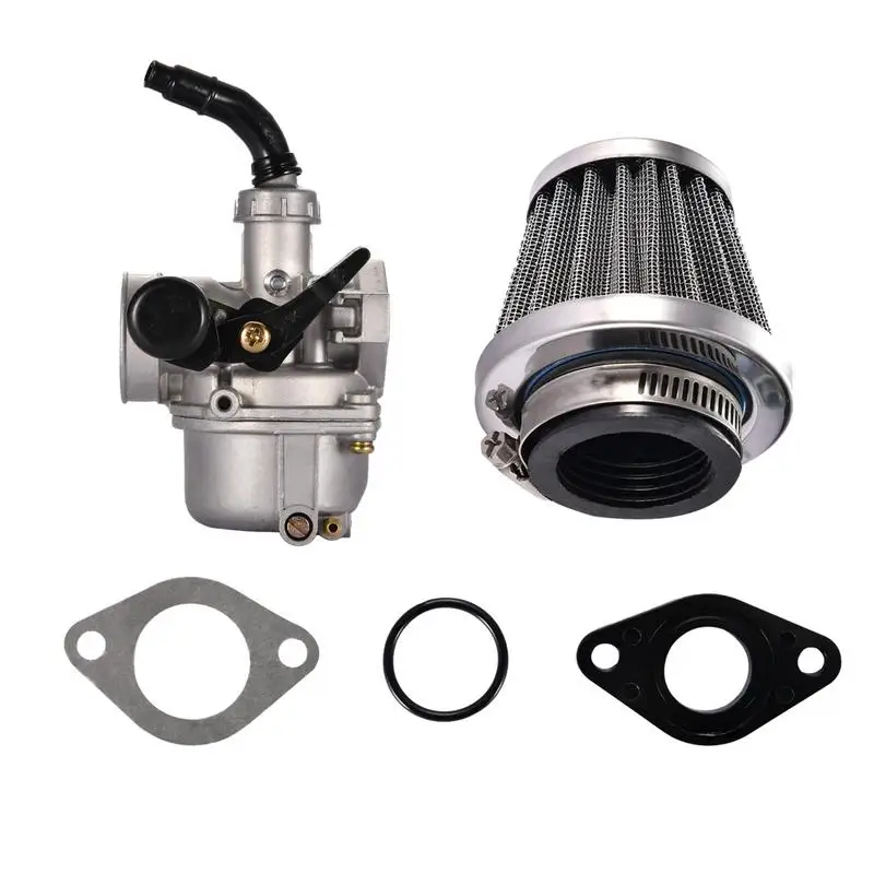 

High Flow Cold Air Intake Filter Universal Induction Kit Dirt Bike Air Filter Clamp On Air Cleaner Filter System For Dirt Bikes