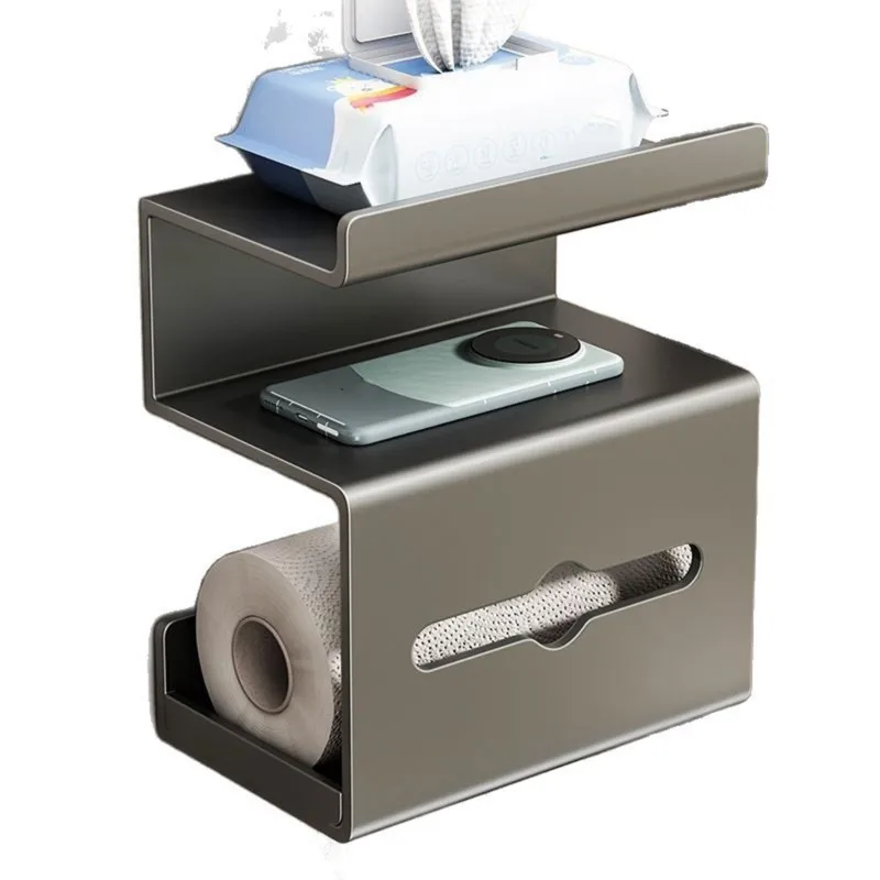 

AB33-Пластиковый держатель для салфеток - настенный, без сверления, многослойный, для кухни и ванной комнаты