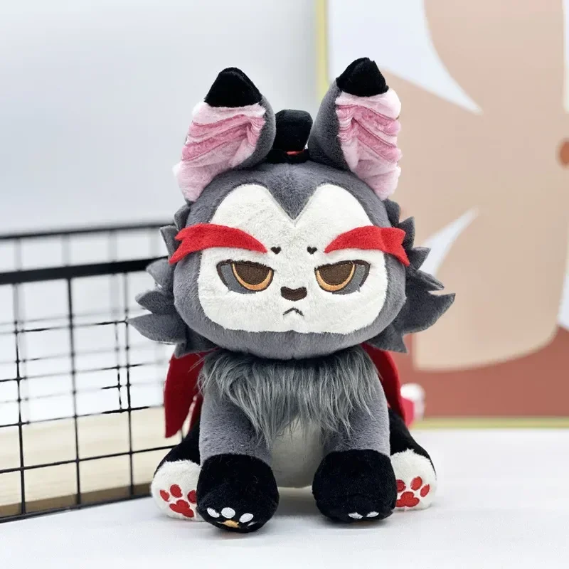 Hot Sale Hazbin Hotel Husk Meow Husk Meow Plush Toys Cute Cartoon Plushie Dolls Soft Stuffed Anime Periphery Kids Birthday Gifts