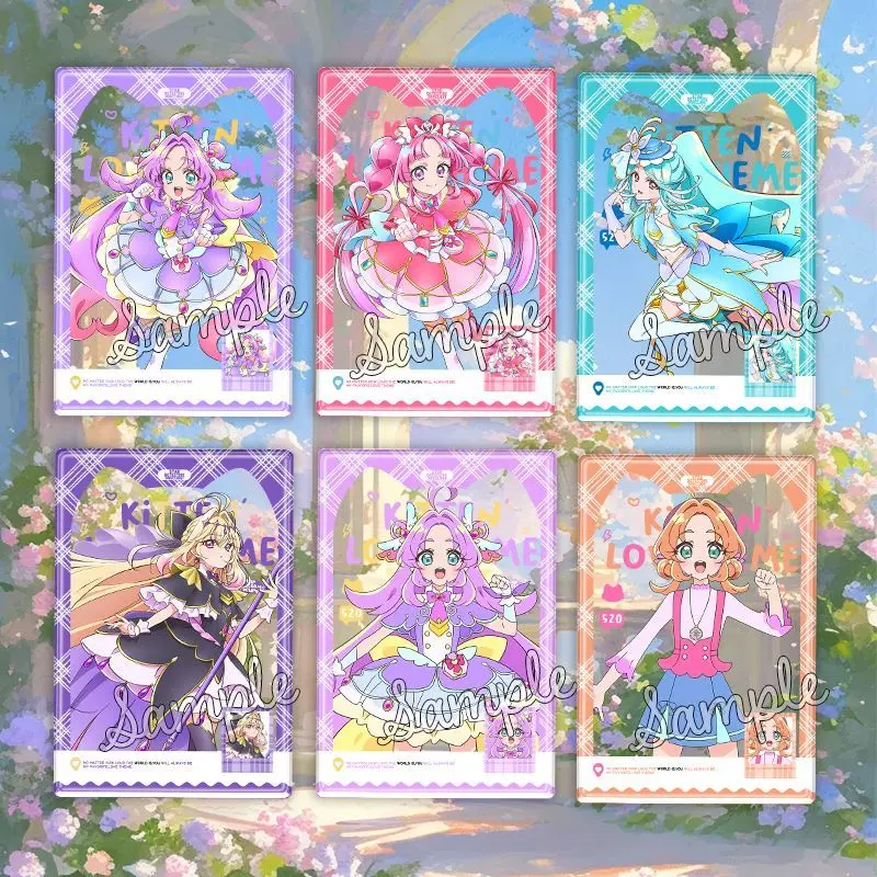 

Прозрачная карточка с персонажами аниме-мультфильма Star Detective Precure! Коллекционная карточка Akechi Anna: милый акриловый реквизит для фото на открытом воздухе