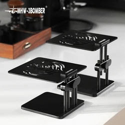 MHW-3BOMBER Coffee Machine Weighing Stand with Silicone Non-slip Pad Height-adjustable Scale Stand Home Barista Kitchen Tools