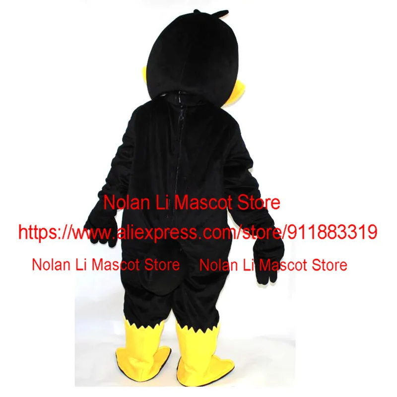 High Quality Black Duck Mascot Costume Cartoon Set Role-Playing Carnival Celebration Birthday Party Christmas Halloween Gift 320