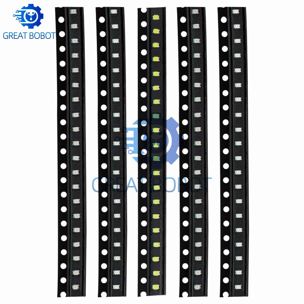 10PCS 0805 SMD LED Assortment Kit 5 Colors Red Green Blue Yellow White Ultra Bright Clear SMD Diodes