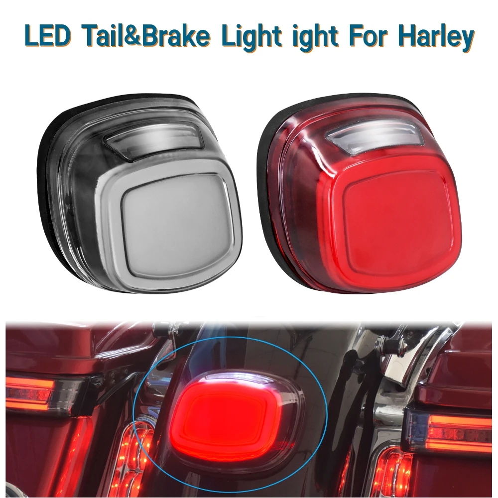 

Motorcycle LED Brake Tail Light Running Lamp For Harley Sportster XL 883 1200 Softail Dyna Touring Road King Glide Accessories