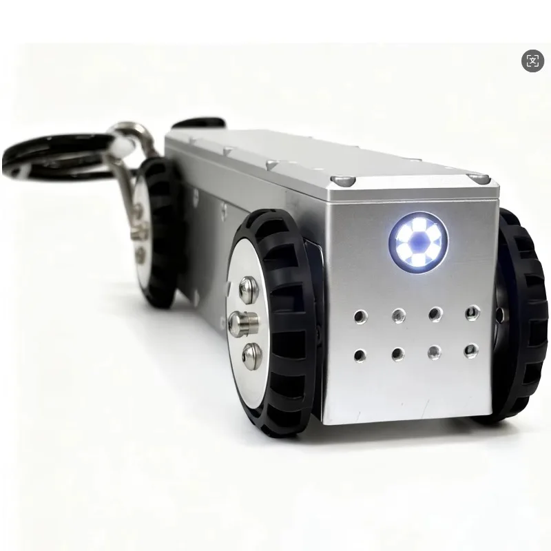 Customize CCTV 100mm WIFI Mini Pipe Inspect Crawler Robot Camera IP68 Waterproof 100-200 Meters Cable APP Software Count Length