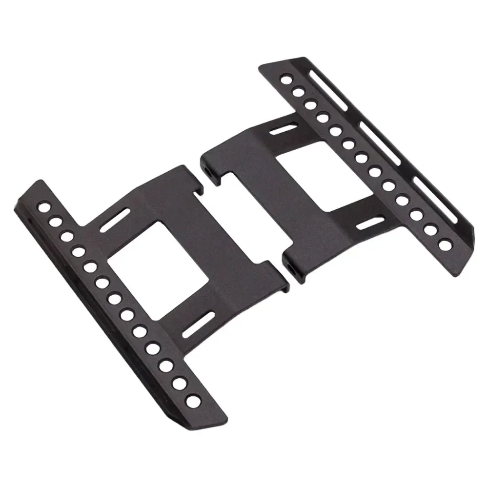 Robuste Seitenschutzplatten, Metallpedale, Gleitplatten für 1/10 RC Crawler Axial SCX10 RC4WD TF2 RGT Upgrade-Teile