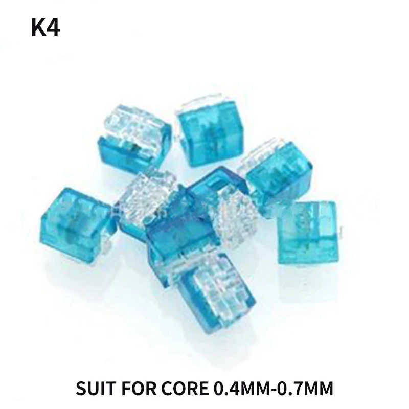 Rj45 موصل K1 K2 K3 K4 تجعيد محطات مقاوم للماء الأسلاك إيثرنت كابل الهاتف الحبل محطة UY شبكة كابل بعقب مشترك