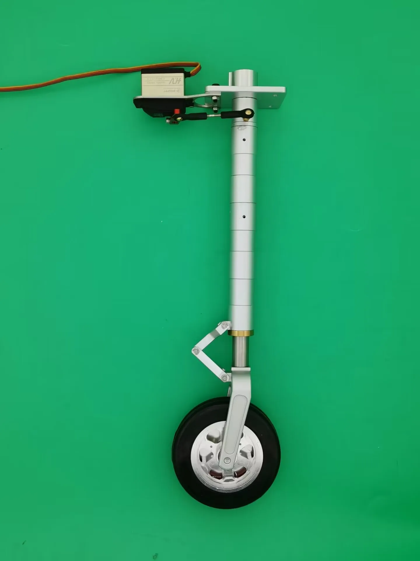 Train d'atterrissage en fibre de carbone avec frein électrique, roue pneumatique, avion rc, turbine, avion, importateur à réaction, classe 20 à 30kg