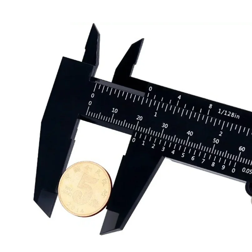 

0-150mm Plastic Sliding Vernier Caliper Gauge Measure Tool Double Scale Ruler Herramientas Ferramentas Woodworking Tool Werkzeug